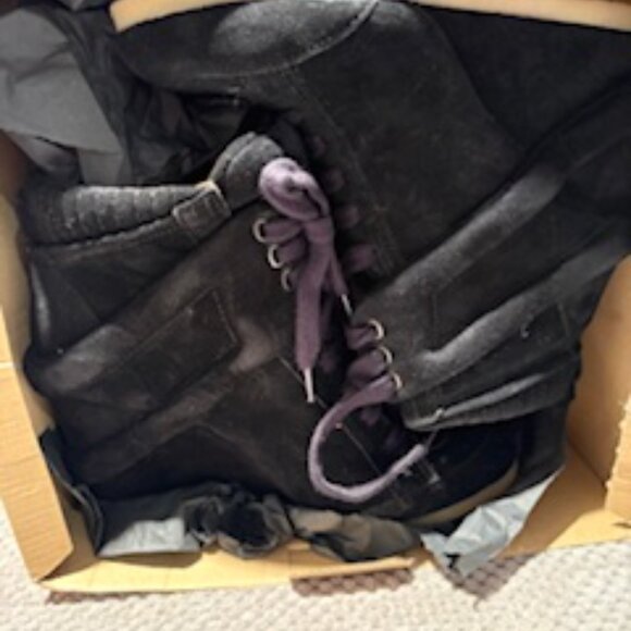 Zara black wedge sneakers - Picture 4 of 5